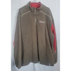 Tampa Bay Buccaneers Pullover NFL Reebok 1/4 Zip Men’s XXL / 2X Pewter Football